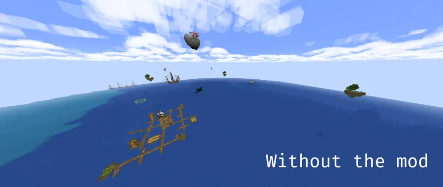 Sparse Structures Mod (1.21.11) Screenshot