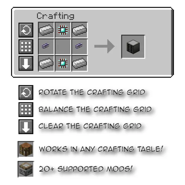 Crafting Tweaks Mod (26.1) Screenshot