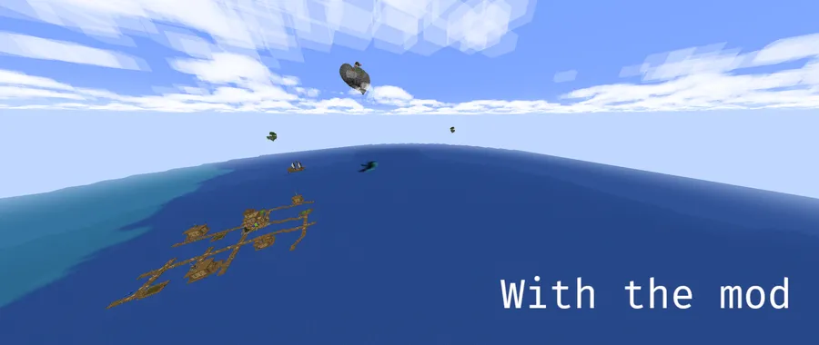 Sparse Structures Mod (1.21.11) Screenshot