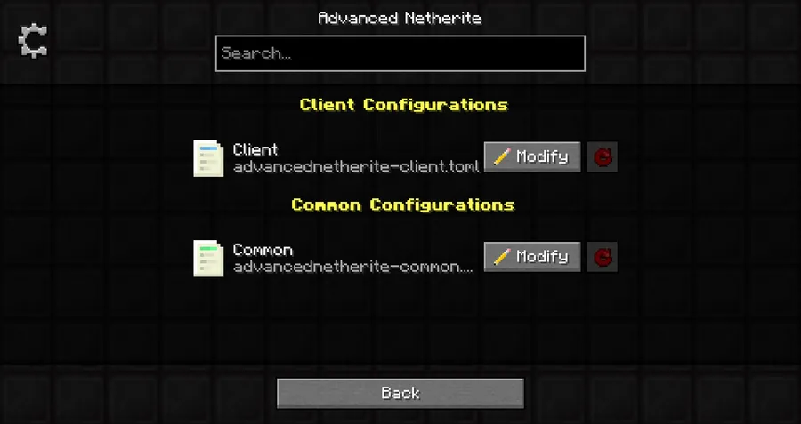 Advanced Netherite Mod (1.21.11) Screenshot