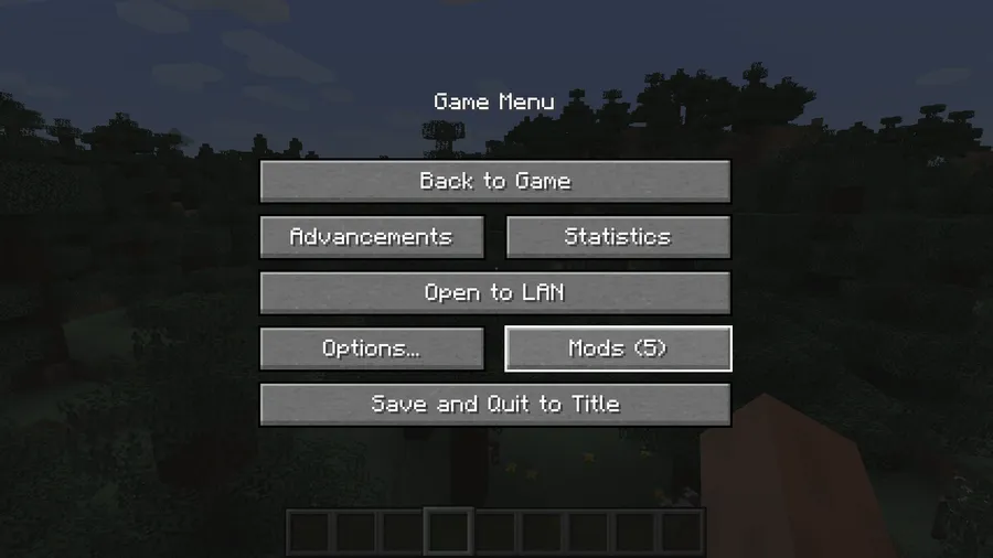 Better Mods Button Mod (1.21.11) Screenshot