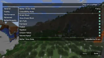 BetterGrassify Mod (1.21.11) Screenshot