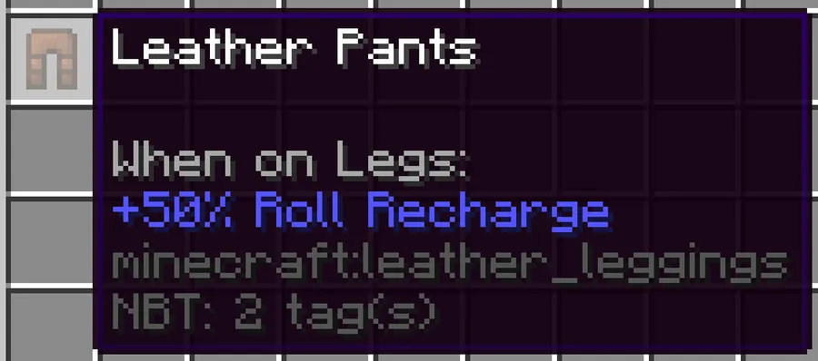 Combat Roll Mod (1.21.11) Screenshot