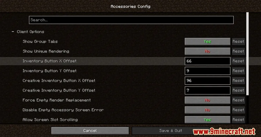 Accessories Mod (1.21.10) Screenshot