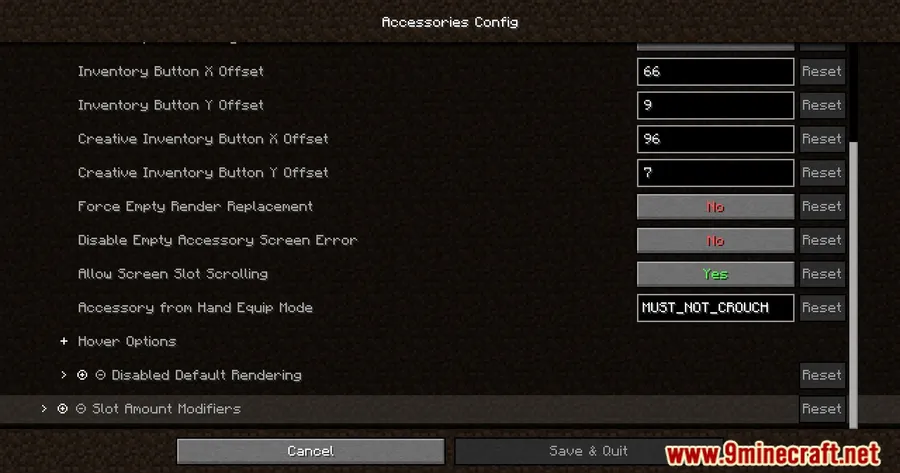 Accessories Mod (1.21.10) Screenshot
