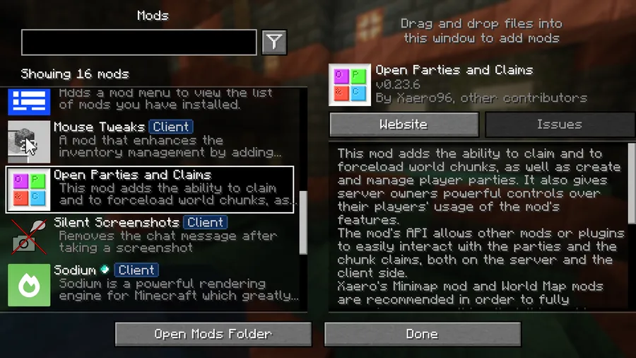 Spell Engine x Open Parties and Claims Mod screenshot 1