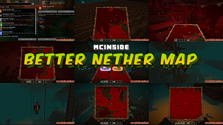 Better Nether Map Mod for Minecraft