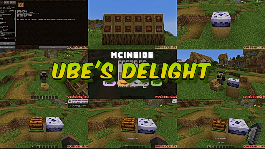 Ube's Delight Mod for Minecraft