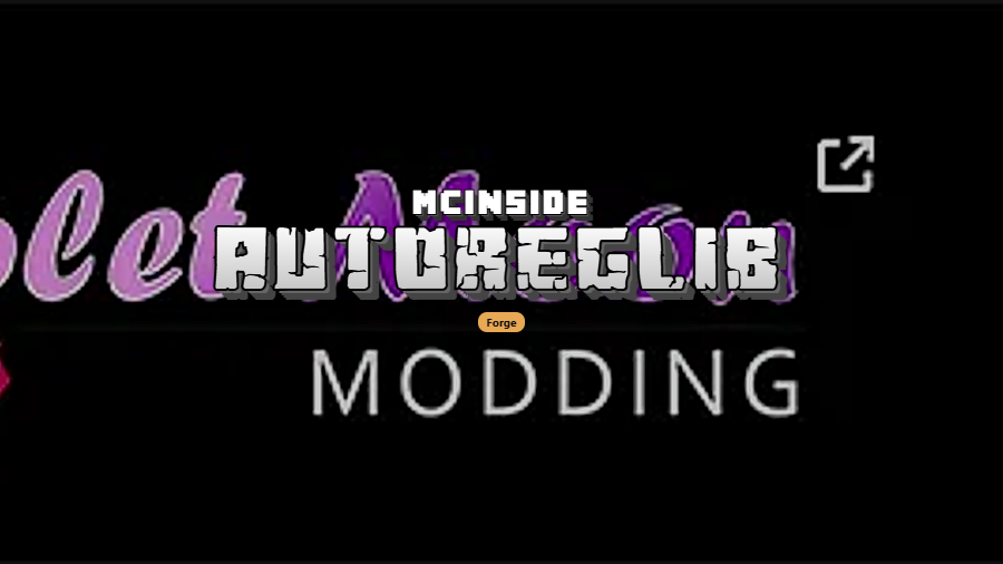 AutoRegLib Mod for Minecraft