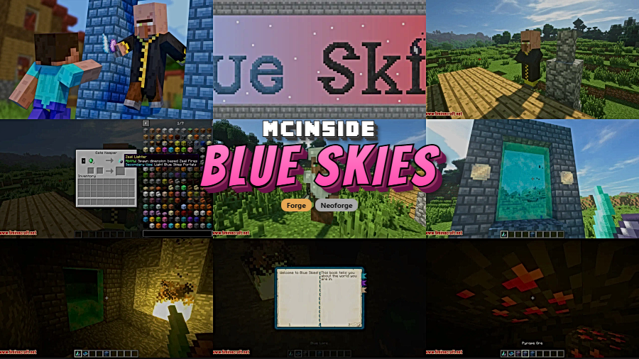 Blue Skies Mod for Minecraft