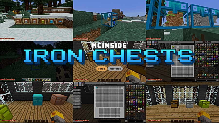 Iron Chests Mod for Minecraft