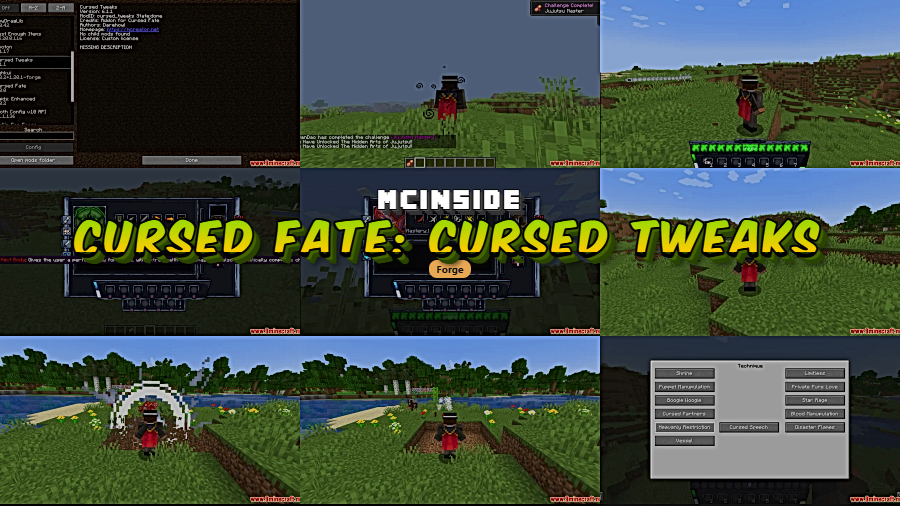 Cursed Fate: Cursed Tweaks Mod for Minecraft