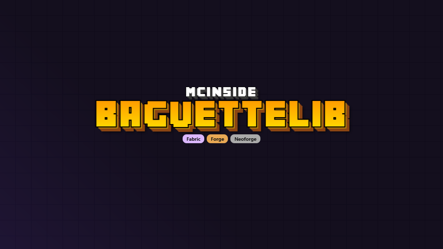 BaguetteLib Mod for Minecraft