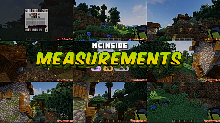 Measurements Mod for Minecraft
