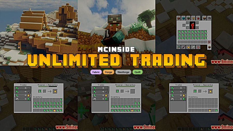 Unlimited Trading Mod for Minecraft