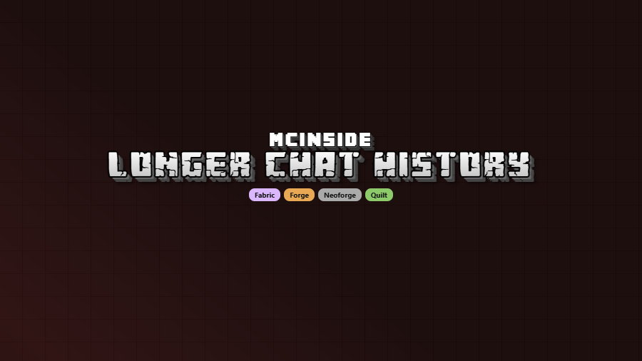 Longer Chat History Mod for Minecraft
