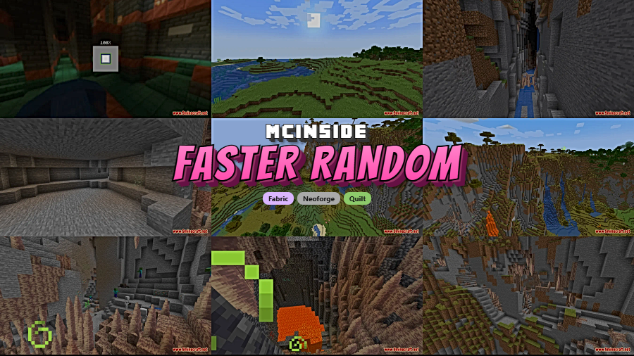 Faster Random Mod for Minecraft