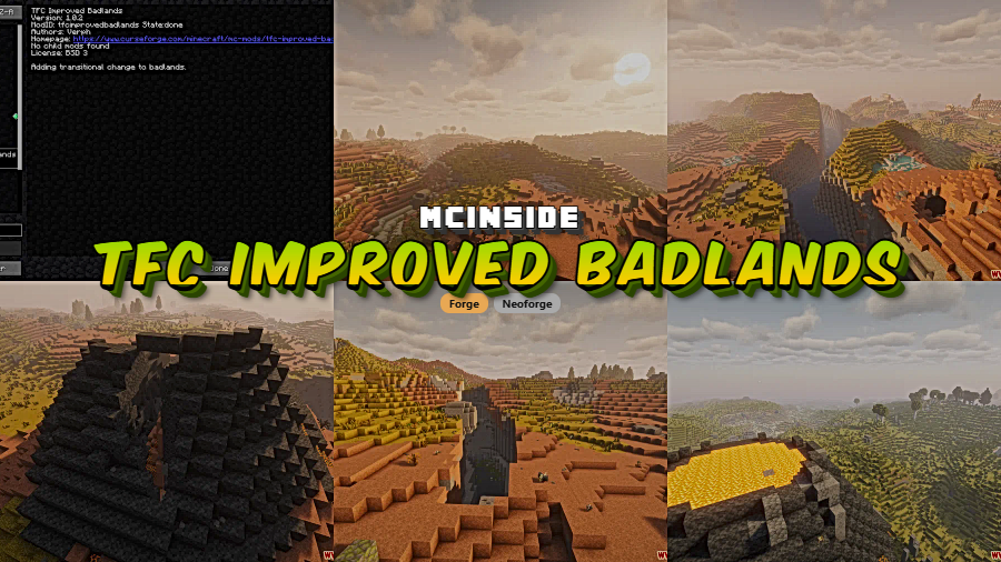 TFC Improved Badlands Mod for Minecraft