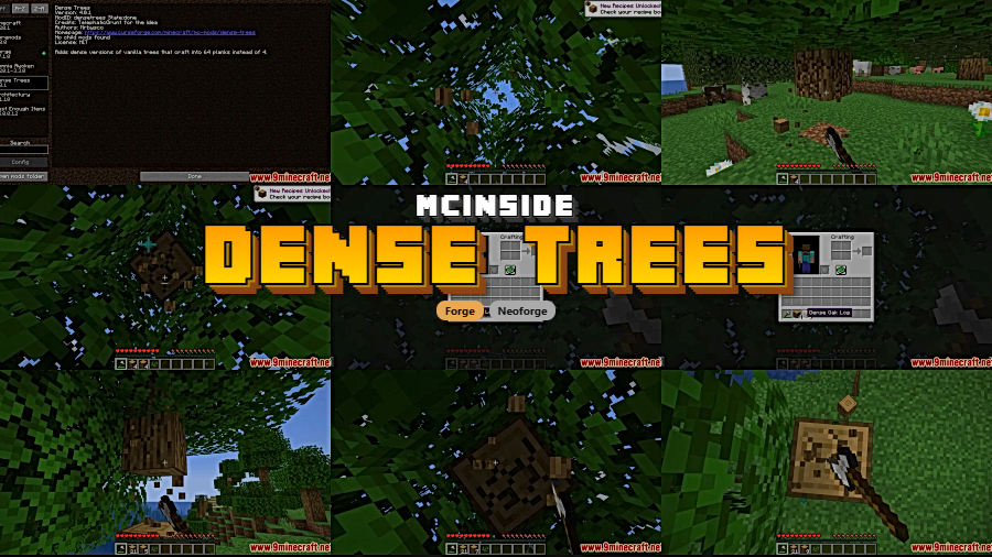 Dense Trees Mod for Minecraft