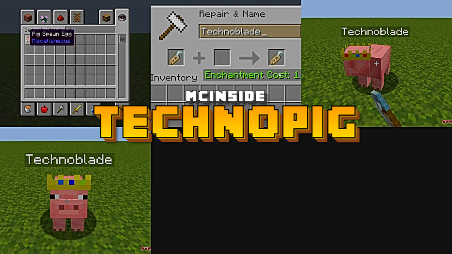 Technopig Mod for Minecraft