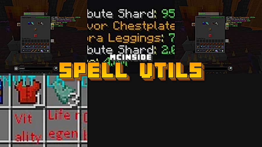 Spell Utils Mod for Minecraft