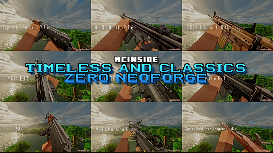 Timeless and Classics Zero NeoForge Mod for Minecraft