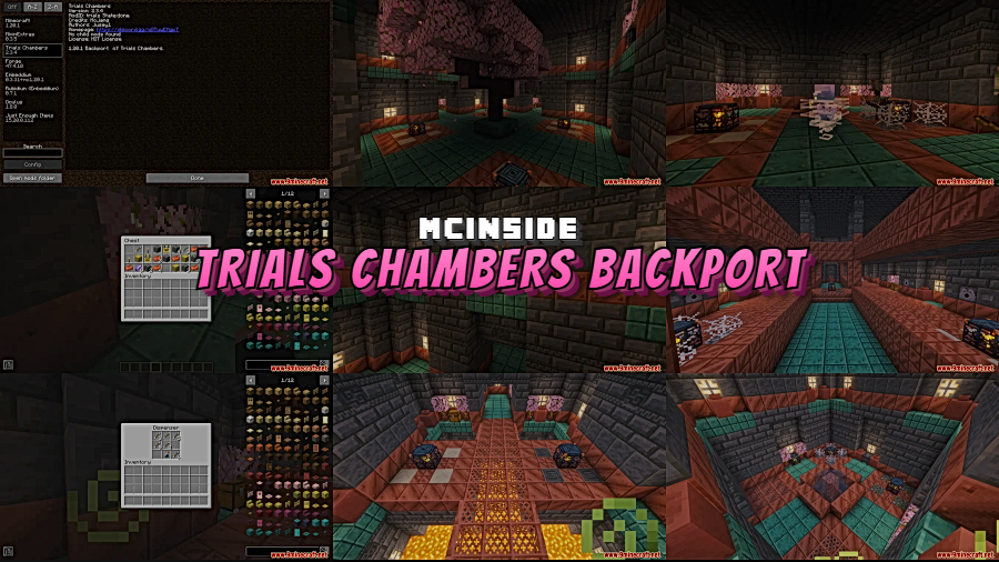 Trials Chambers Backport Mod for Minecraft