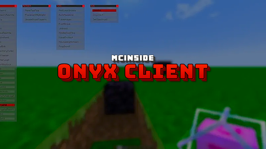 Onyx Client Mod for Minecraft