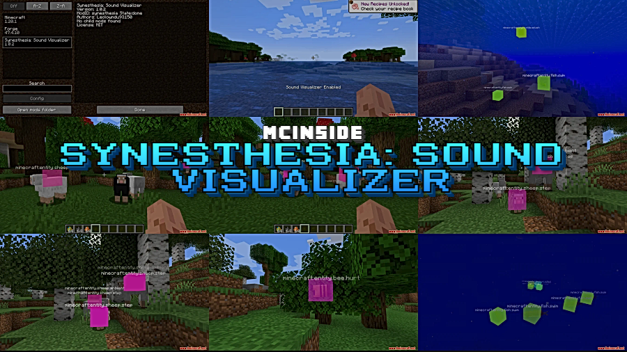Synesthesia: Sound Visualizer Mod for Minecraft