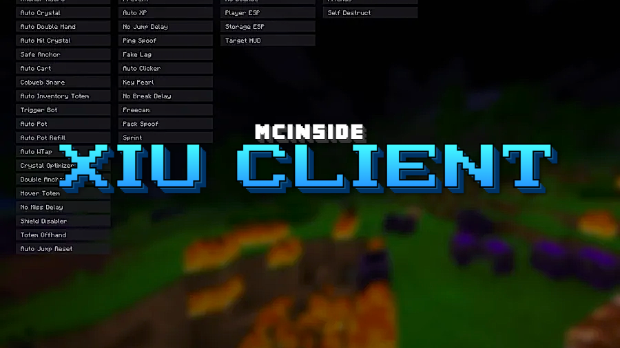 Xiu Client Mod for Minecraft