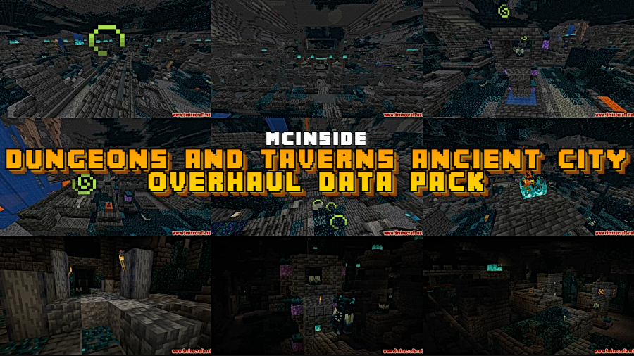 Dungeons and Taverns Ancient City Overhaul Data Pack Mod for Minecraft