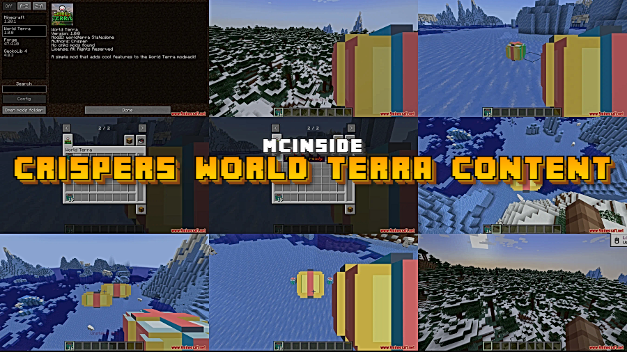 Crispers World Terra Content Mod for Minecraft