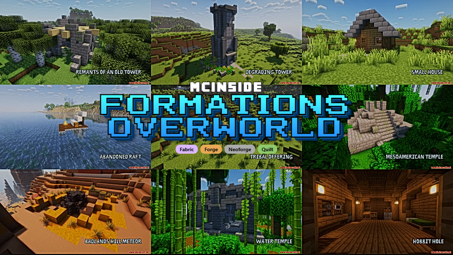 Formations Overworld Mod for Minecraft