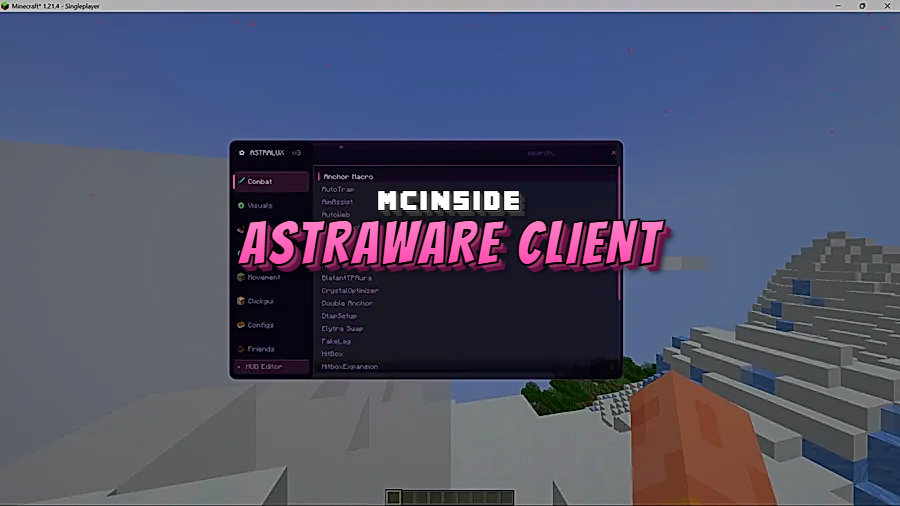 AstraWare Client Mod for Minecraft