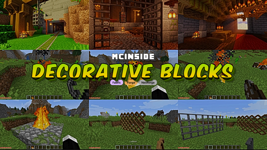 Decorative Blocks Mod for Minecraft