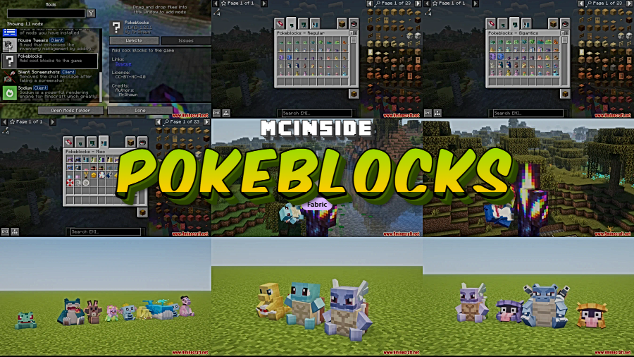 Pokeblocks Mod for Minecraft