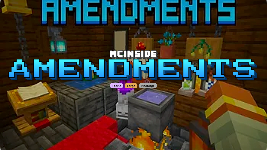Amendments Mod (1.21.1) - Featured Image
