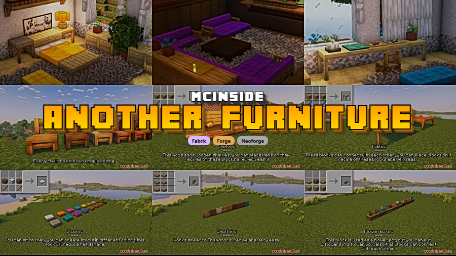 Another Furniture Mod (1.21.1) - Featured Image