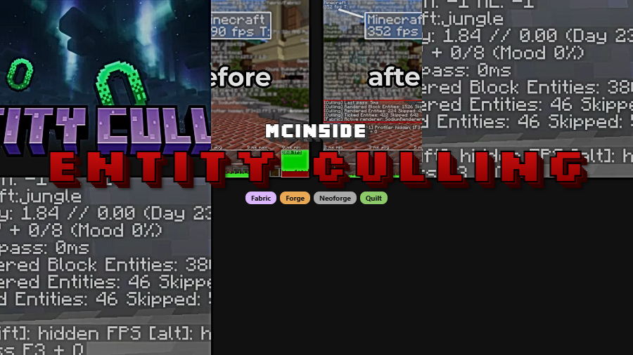 Entity Culling Mod (26.1) - Featured Image