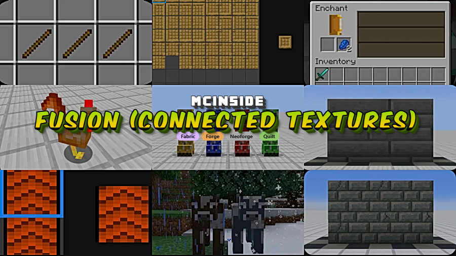 Fusion (Connected Textures) Mod (1.21.11) - Featured Image