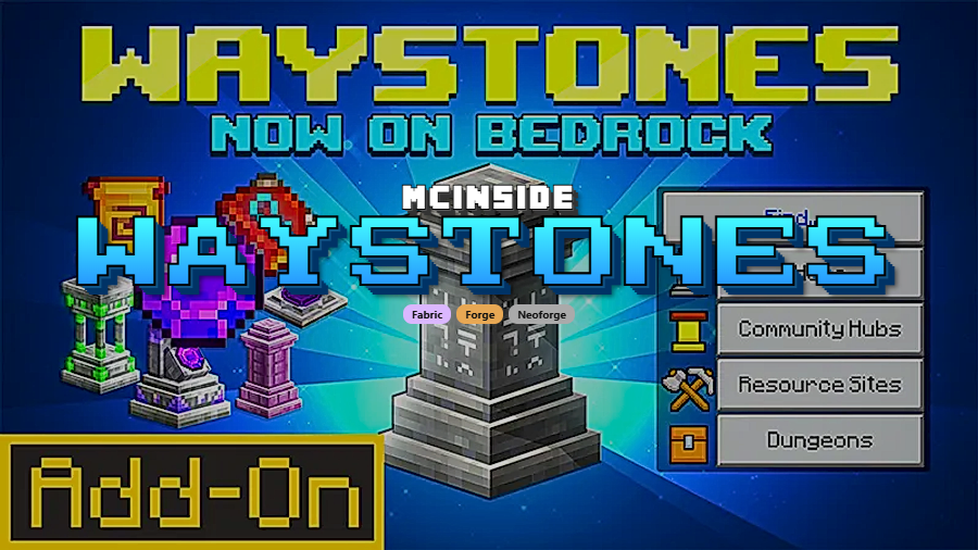 Waystones Mod (1.21.11) - Featured Image