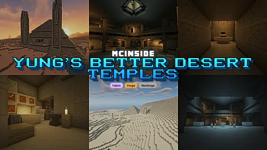 YUNG's Better Desert Temples Mod (1.21.4) - Featured Image