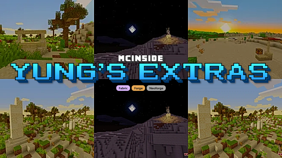 YUNG's Extras Mod (1.21.4) - Featured Image