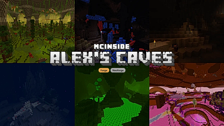 Alex's Caves Mod (1.20.1) - thumbnail