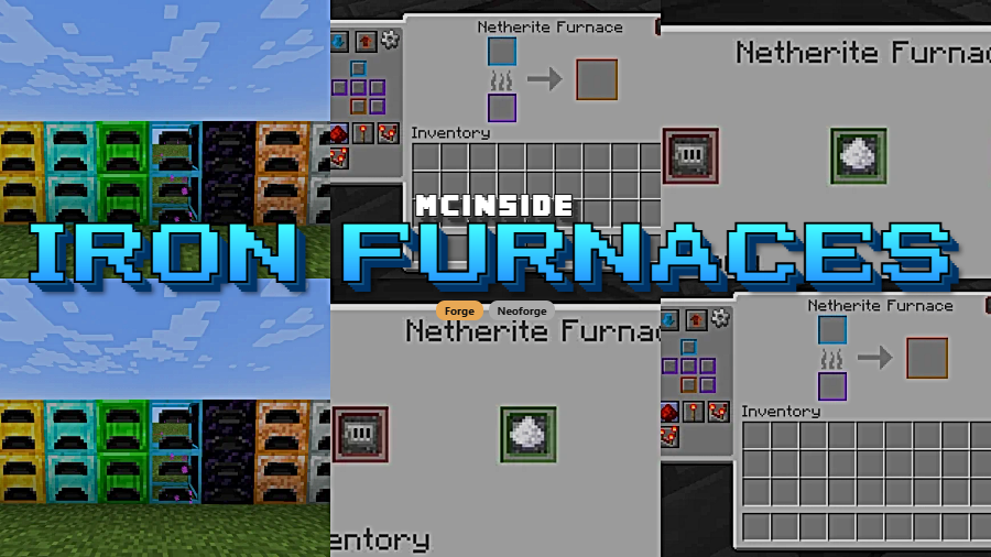 Iron Furnaces Mod (1.21.1) - thumbnail
