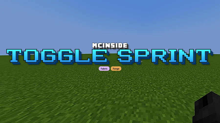 Toggle Sprint Mod for Minecraft