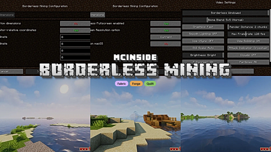Borderless Mining Mod (1.20.2) - thumbnail