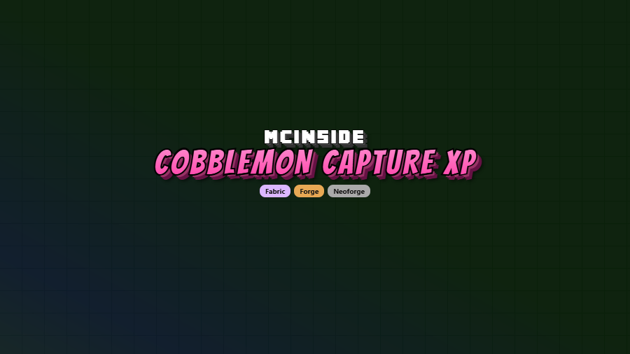 Cobblemon Capture XP Mod (1.21.1) - thumbnail
