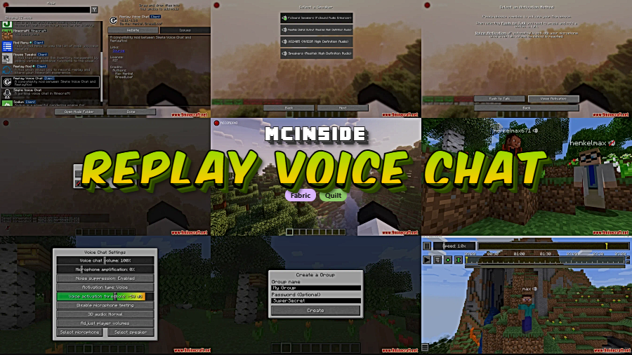 Replay Voice Chat Mod for Minecraft