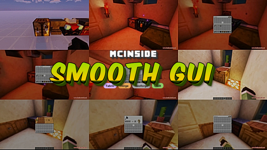 Smooth Gui Mod for Minecraft